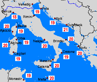 Zentral Mittelmeer: Sa, 18.05.